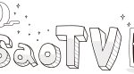 usaotv_logo – 白と水色のカーネーション