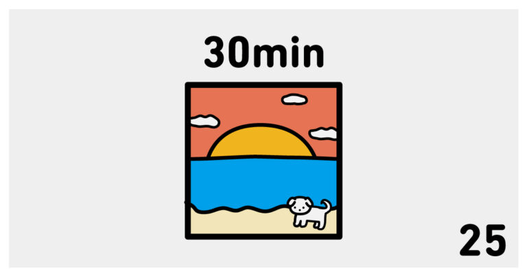 【30min】ひたすら波の音 ｜ 30 Minutes of Gentle Ocean Waves
